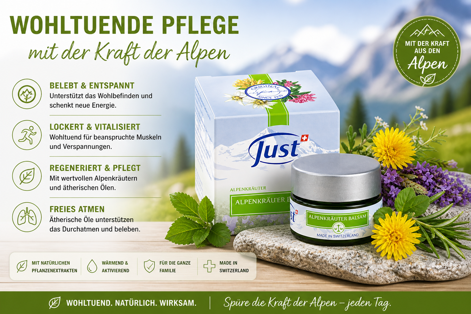 JUST Alpenkräuter Balsam