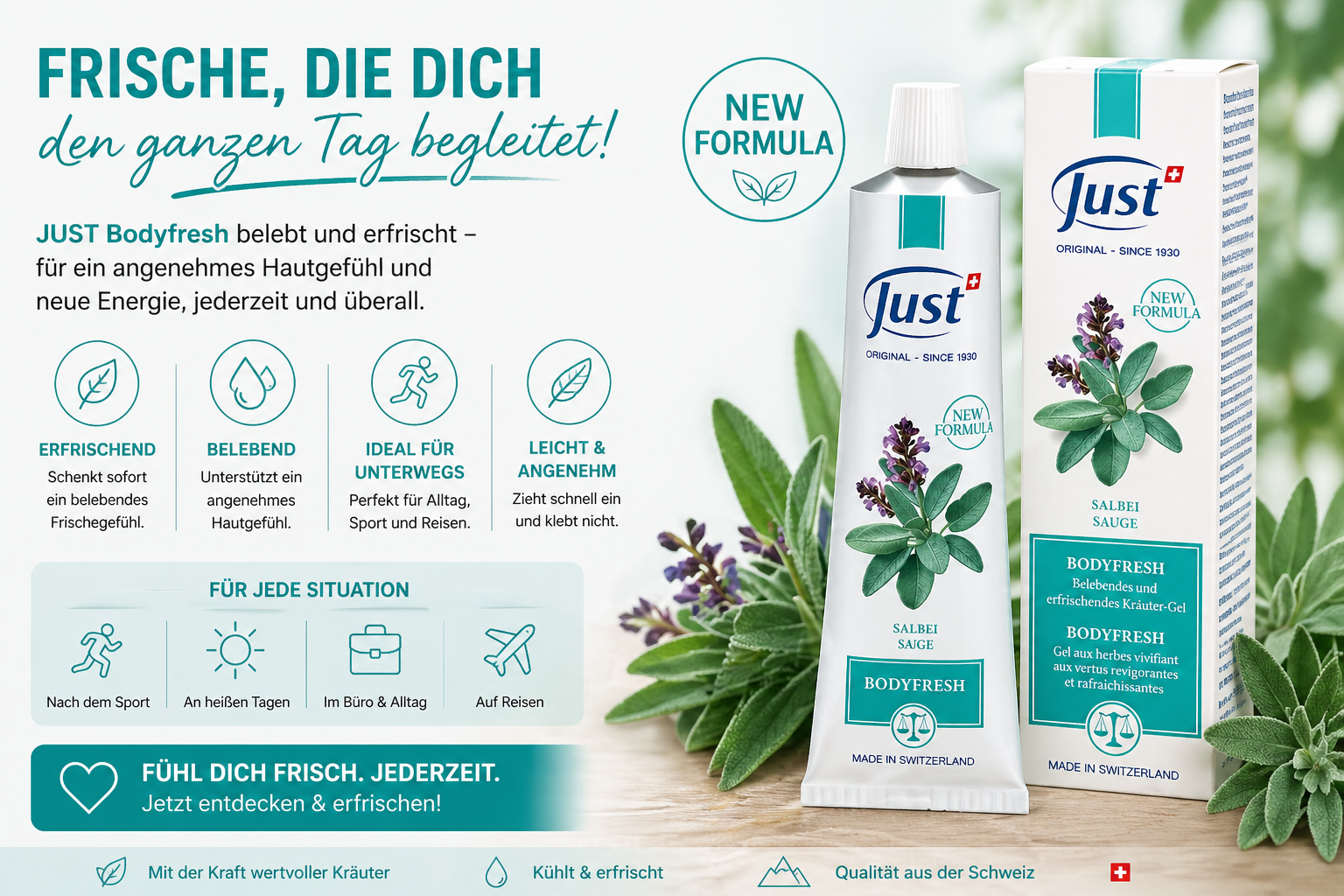 JUST Bodyfresh Creme Gel