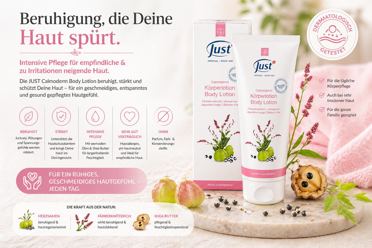 JUST Calmoderm Body Lotion