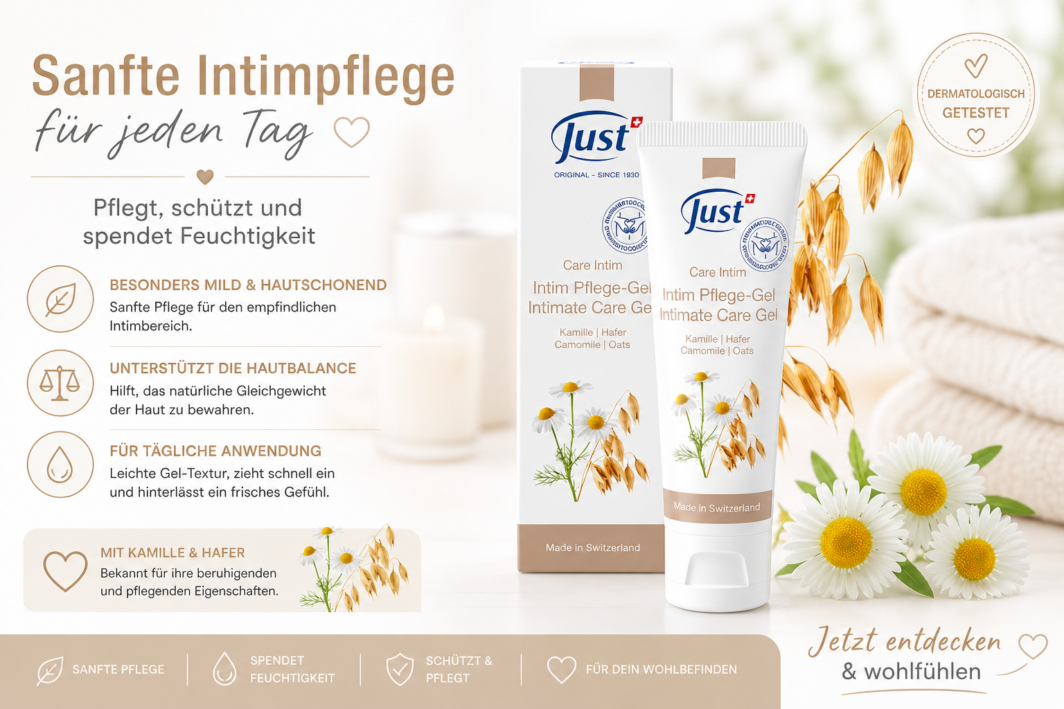JUST Care Intim Pflegegel
