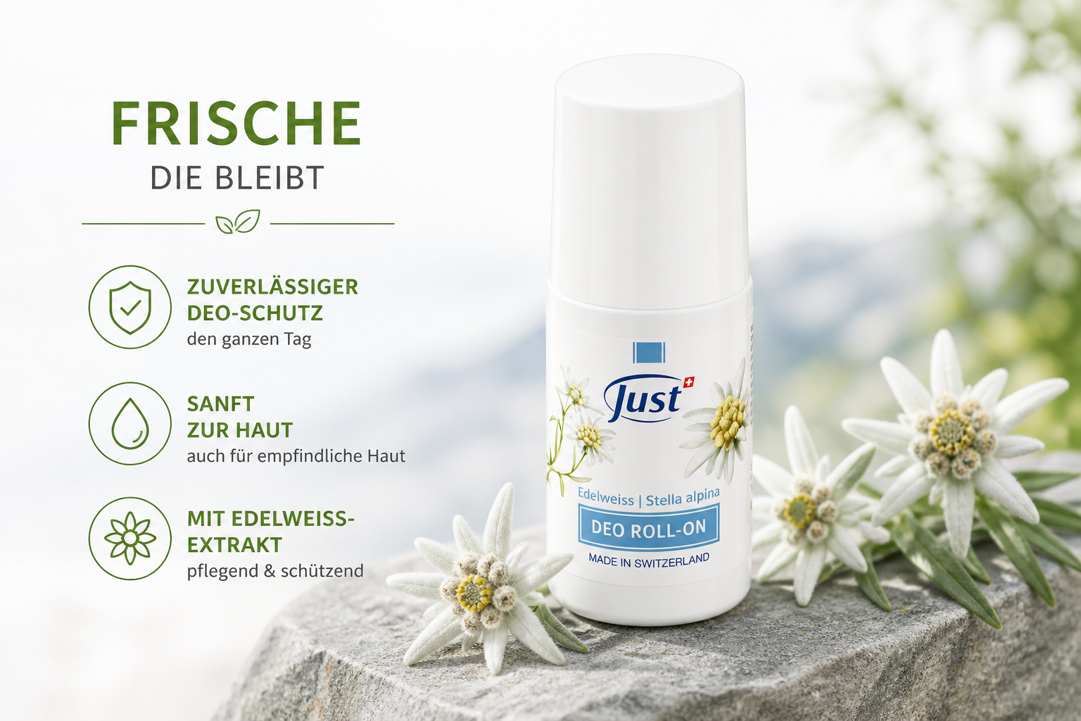 JUST Edelweiss Deo Roll-on