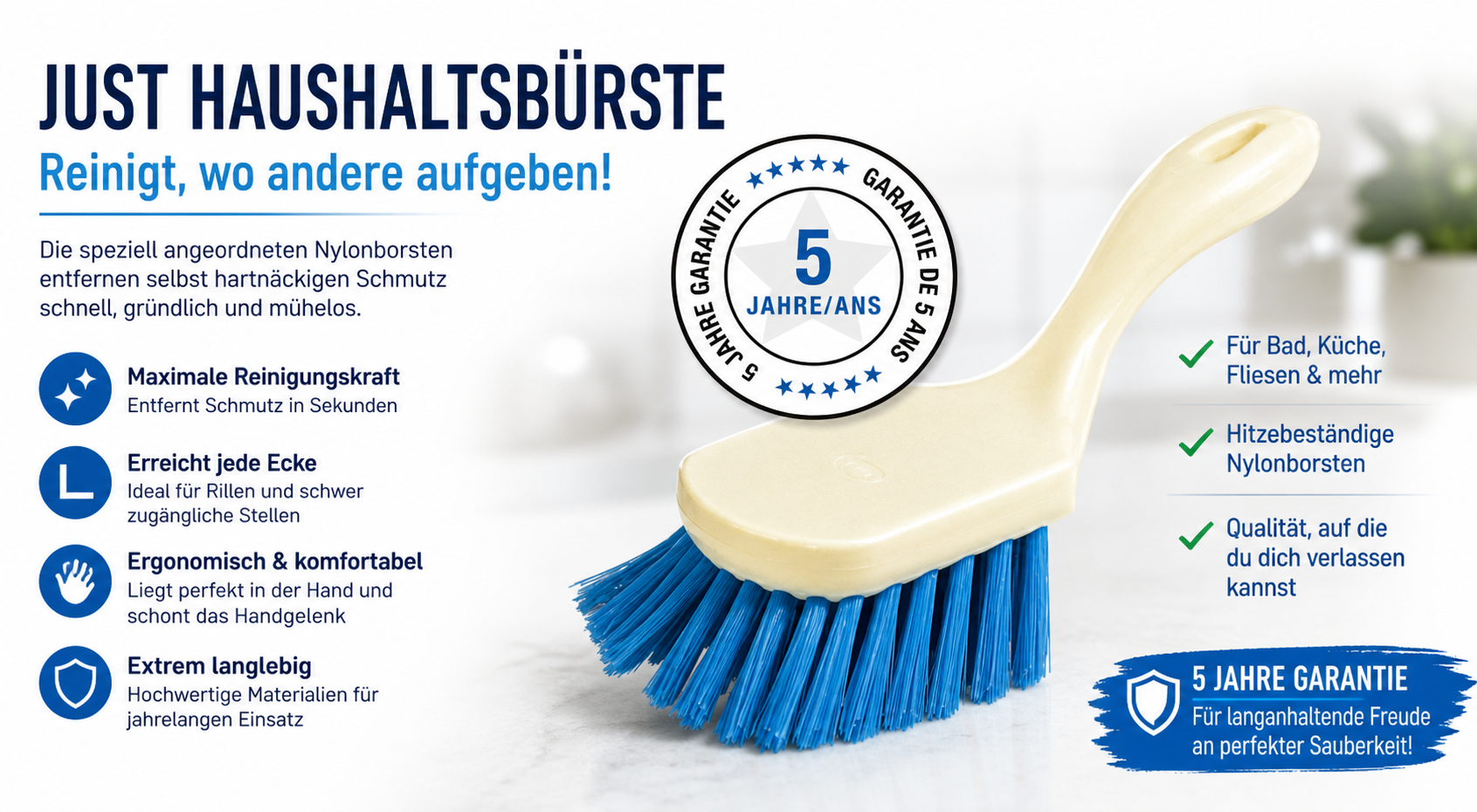 JUST Haushaltsbürste