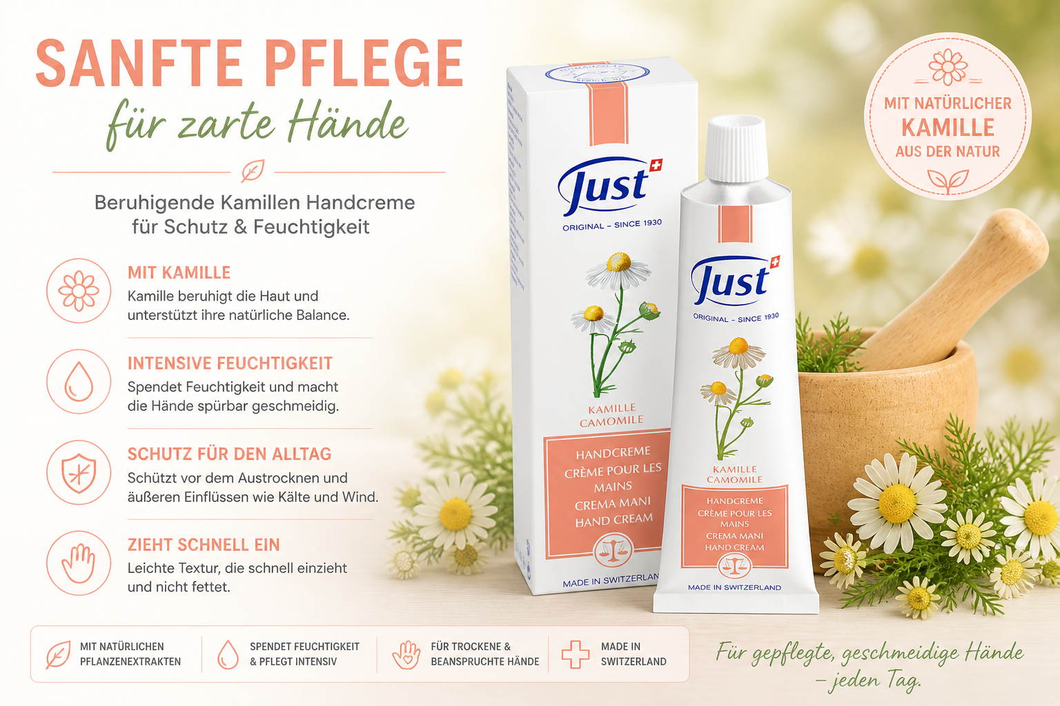 JUST Kamillen Handcreme