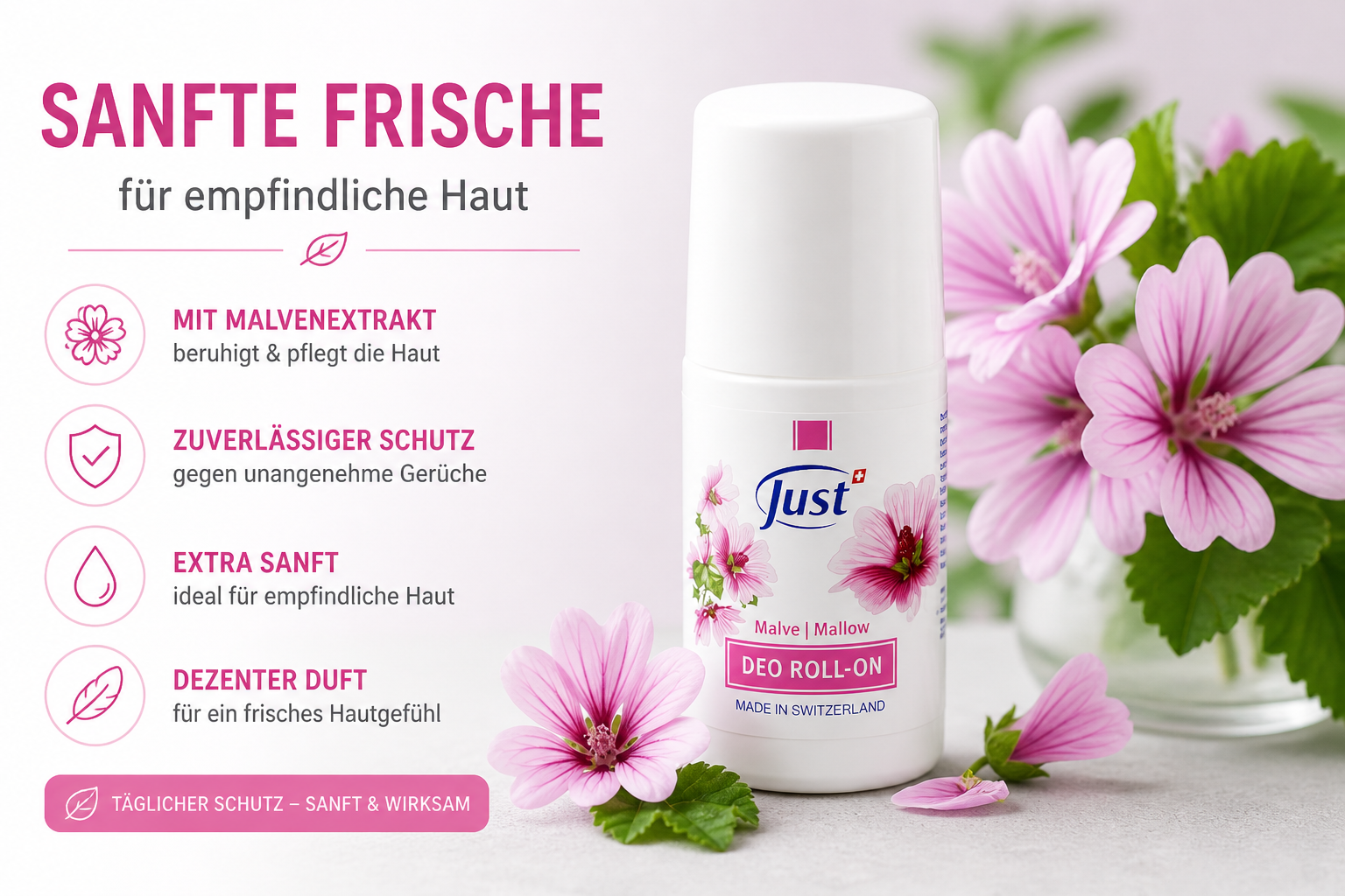 JUST Malve Deo Roll-on
